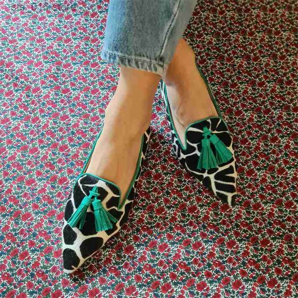 

dress shoes low heel women mueller 2023 spring casual women shoes leopard faux suede pointed toes tassel shallow mouth shoes dropshopping t2, Black