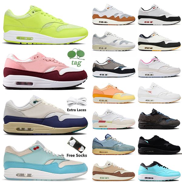 

max 1 designer running shoes patta black white outddor sports trainers dirty denim puerto rico blue gale protection pack women mens athletic