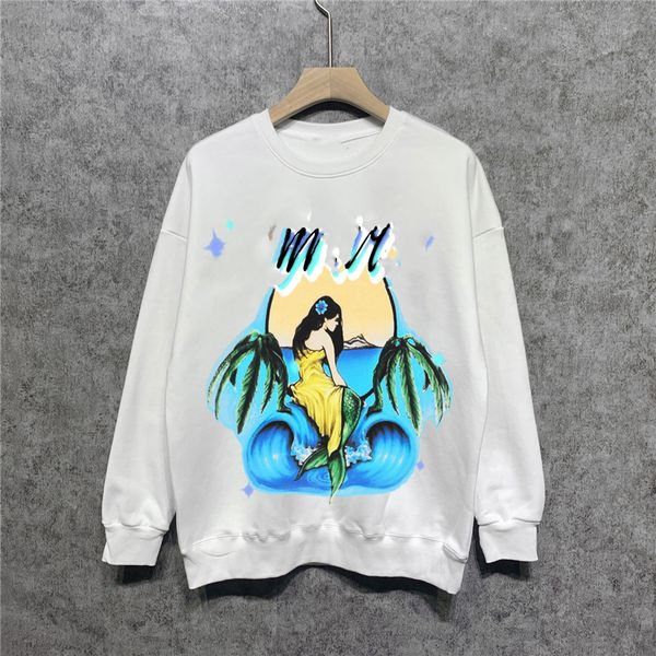 

fashion men's hoodies & sweatshirts 2023 amiori men's and women's outerwear printed letters autumn and winter couple pullover, Black