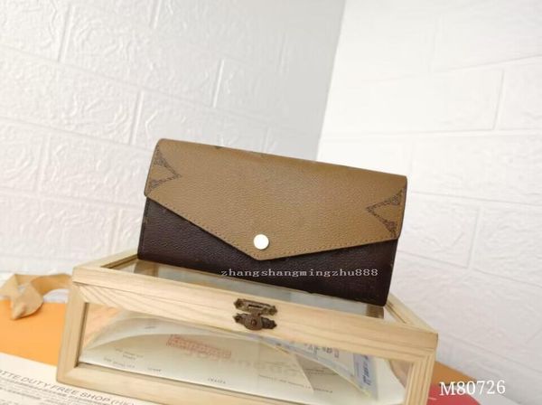 

new fashion wallets womens luxury card holder designer wallet purse small bags casual mens cardholder multicolor envelope package have box, Red;black