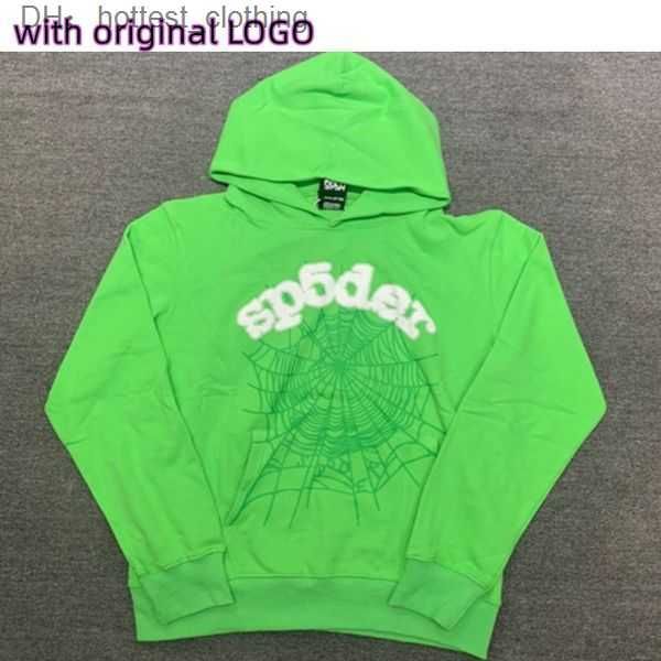 

spider pink sp5der 555 young sweatshirts hoodie designer thug 555555 hoody men women web pullover fast way 3 9f34, Black