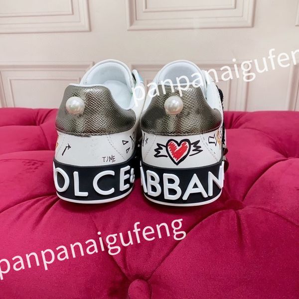 

new designer sneaker trainer running shoes calfskin leather whiteblue letter overlays platform low sneakers mens woman shoes size 35-45fd230, Black