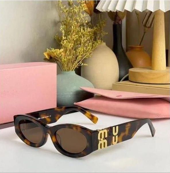 

cat eye sunglasses for women miu designer sunglasses men's and women's fashion uv400 oval sunglasses, White;black