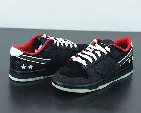 

star designer basketball shoes sb dnks low black white crimson casual skates company outdoor trainers sports sneakers fast delivery with ori