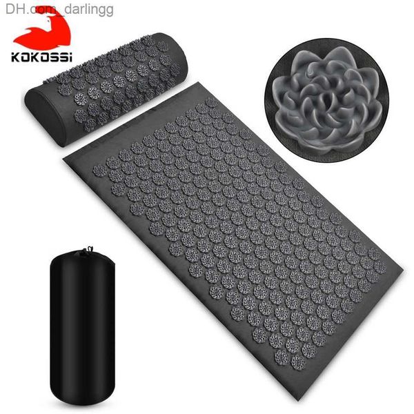 

kokossi acupressure mat fitness mat massage yoga mat acupressur relieve stress back body pain spike for home pad acupuncture q230826