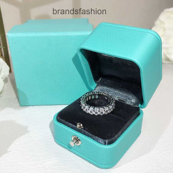 

designer rings luxurys desingers ring simples design sense sterling silver ring ladies classic six-claw diamond rng simple birthday gift goo