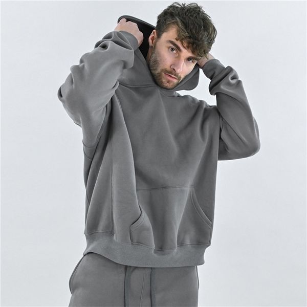 

men's hoodies sweatshirts winter gyms cotton hoodie fitness bodybuilding sweatshirt jacket high kangaroo pockets quality brand clothing, Black