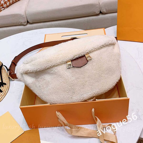 

evening bags winter designer plush wait bags fashion womens crossbody bag mens luxurys 2021 cross body lambswool vintage chest purses
