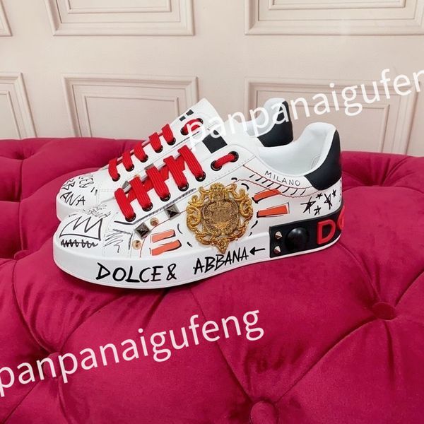 

new designer sneaker trainer running shoes calfskin leather whiteblue letter overlays platform low sneakers mens woman shoes size 35-45fd230, Black