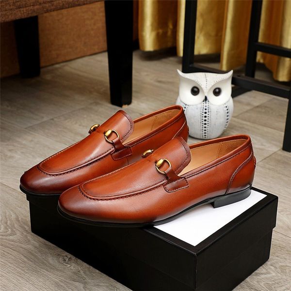 

7model the latest oxford shoes men's luxury wedding shoes pointed toe designer dress shoes classic derby shoes leather shoes size 38-46, Black
