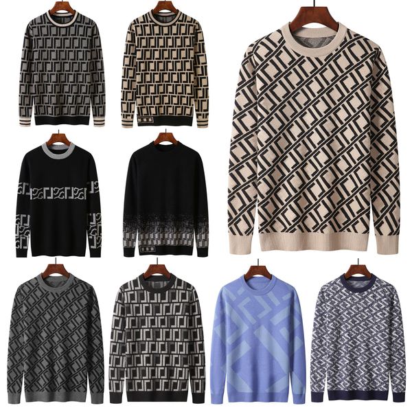 

designer sweater mens womens sweatshirt autumn and winter luxury long-sleeved pullover sweater asian size -3xl, White;black