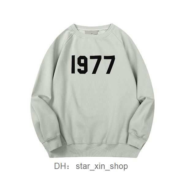 

1977 designer hoodie pullover sweatshirts essentialclothing quality mens womens jumper essentialhoodie letter print pants hoodies 5 foua, Black