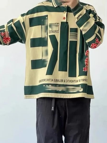 

sweatshirts lettered hoodie coat long sleeve pullover polo shirt spring and autumn men and women of the same style jacket street fashion bra, Black