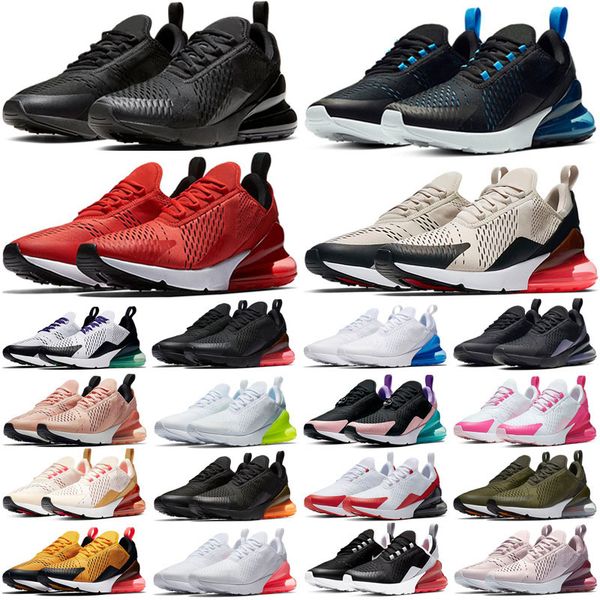 

men women 270 27c running shoes 270s sneakers triple white black barely rose habanero red pure platinum spirit teal shoe ourdoor trainer men