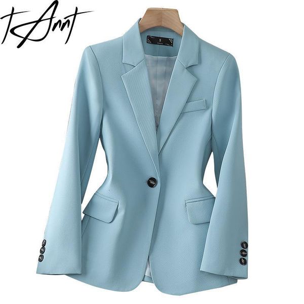 

womens suits blazers tannt women blazer vintage fashion pink blue black coffee chic and elegant woman jacket oversize winter coats 230826, White;black