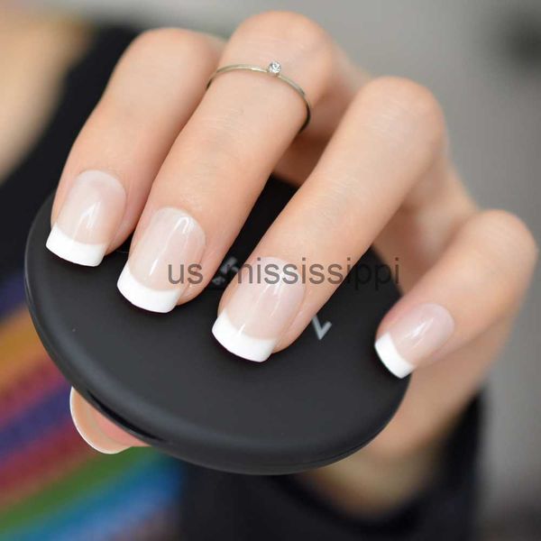 

false nails nude natural white french fake nails tips acrylic uv false nails press on diy manicure salon stickers artificial nail tip x0826, Red;gold