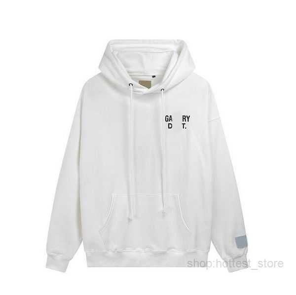 

galleryess designer hoodiess mens womens deptss hoodies pullover tracksuit letter printed crewneck loose long sleeve black gray white hooded