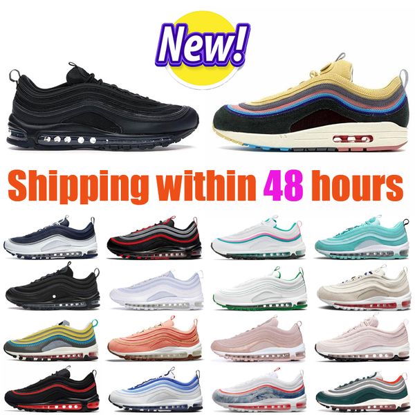 

classic 97 sean wotherspoon mens sports shoes vapores triple white black 97s golf nrg trainers lucky and good mschf x inri jesus celestial m