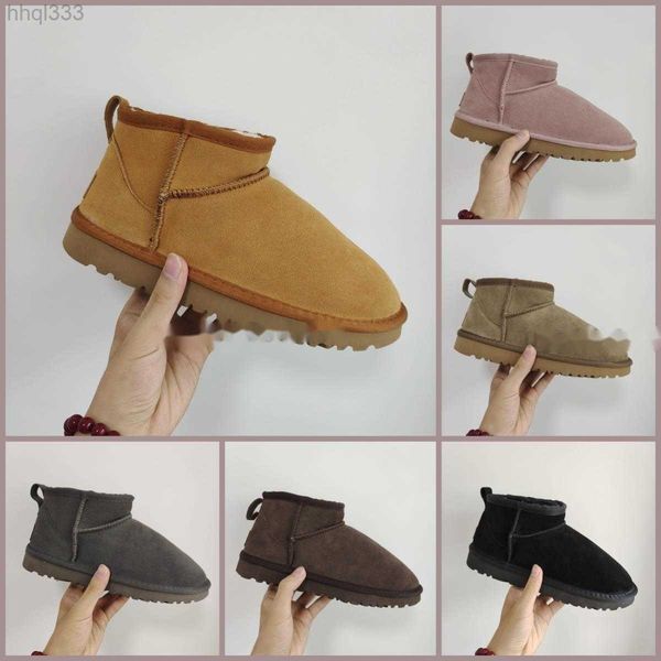 

2023 australia warm boots snow boots new designer womens mens black gray pink brown punk style autumn and winter snow boots party shoes eur3, Black;grey