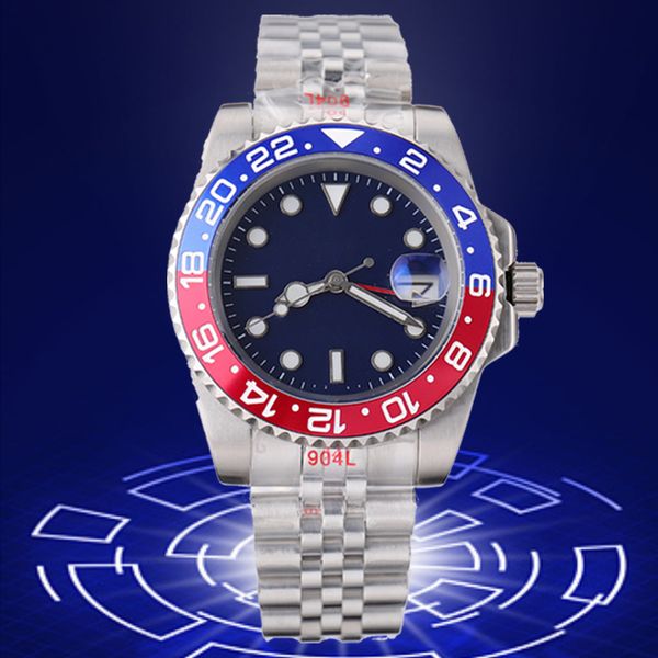 

men s aaa watch designer watches 40mm black dial automatic mechanical fashion classic stainless steel waterproof luminous sapphire ceramic w, Slivery;brown