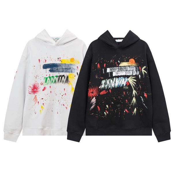 

mens women hoodie designer mens hoodie letter print loose long sleeve hoodies fashion sports hoodie for men women luxury brand sweatshirt as, Black