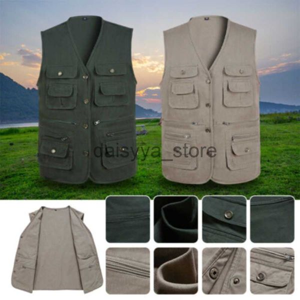 

other sporting goods men's multi pocket fishing vest hunting hiking gilet vest+outdoor hiking tourism mountaineering pgraphy fishing x0