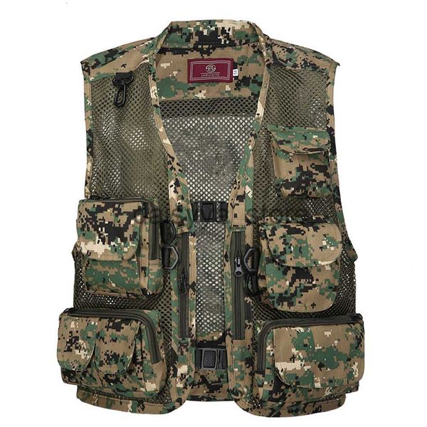

other sporting goods fishing pgraphy vest summer multi pockets mesh jackets waterproof quick dry waistcoat detachable outdoor life x0826