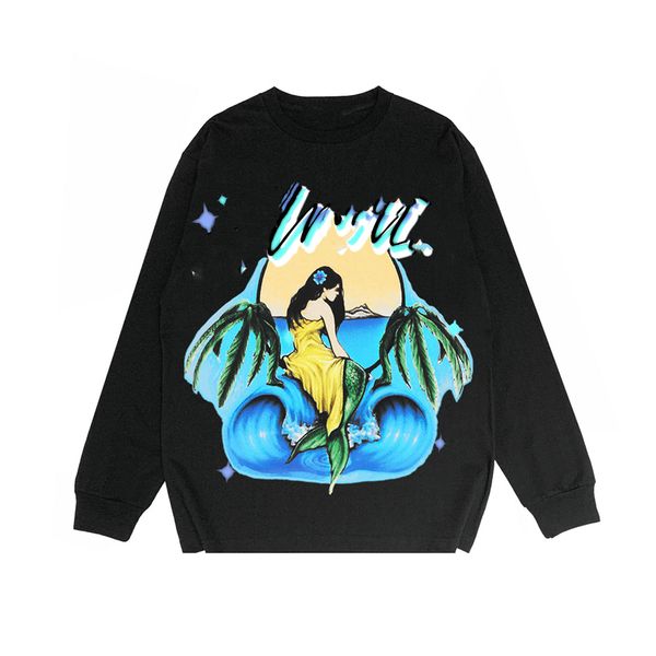 

fashion hoodie sweatshirt 2023 amiori luxury design men's and women's pullovers loose long sleeve letter logo casual student activ, Black