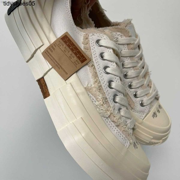 

xvessel wu jianhao's same white low raised thick soled canvas shoes vulcanized men's and women's half drag beggar shoes, Black