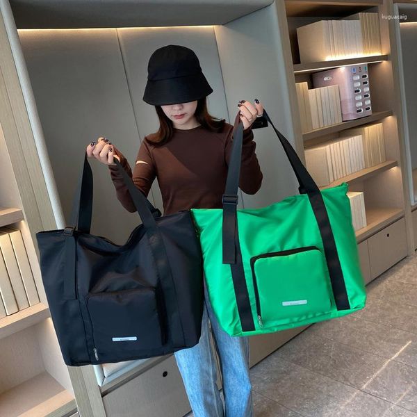 

designer bag fashion classic style luggage bag foldable travel large capacity clothes luggage manager waterproof handbag women's and me