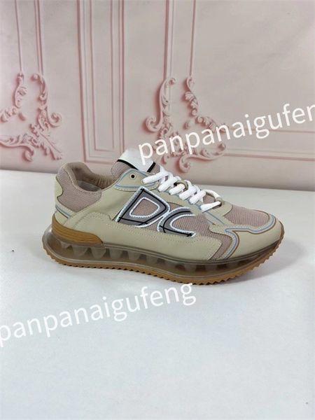 

new luxury designer sneakers calf leather white blue letter platform low sneakers for men and women training shoes size 39-46fd230508, Black