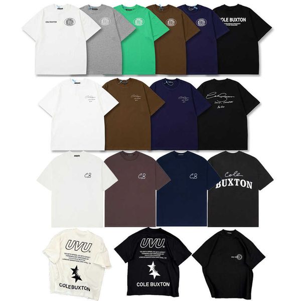 

black white cole buxton sportswear design t shirt men women slogan graphic tee casual t230826, White;black