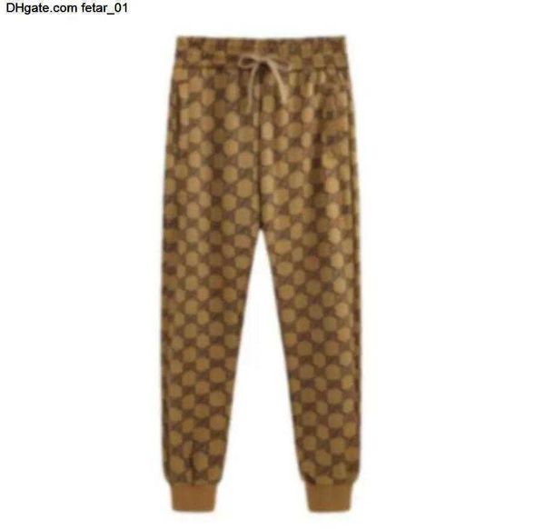 

women 2022gg mens designer jacquard pants spring summer men denim pant double letter casual letters trousers high quality, Black