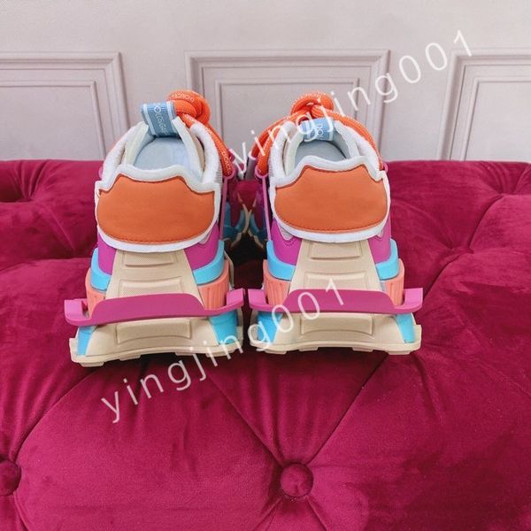

new luxury casual shoes man platform shoes popular models multicolor matching retro sneakers fashion chaoliu shoes size 35-41 hc220704, Black