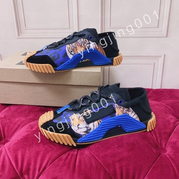 

2023 designer sneaker casual shoes man platform shoes popular models multicolor matching retro sneakers fashion chaoliu shoes size 35-41 hc2, Black