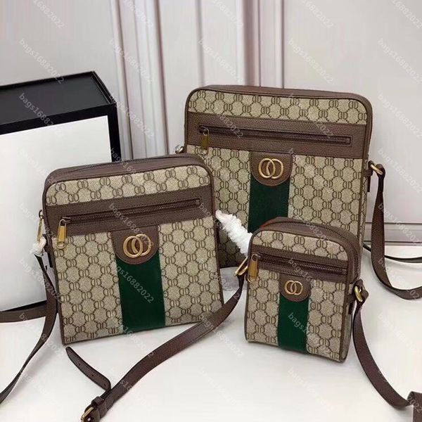 

luxury designer shoulder crossbody bags women vintage ophidia mobile phone messenger bag canvas genuine leather handbags ladies tote purse w