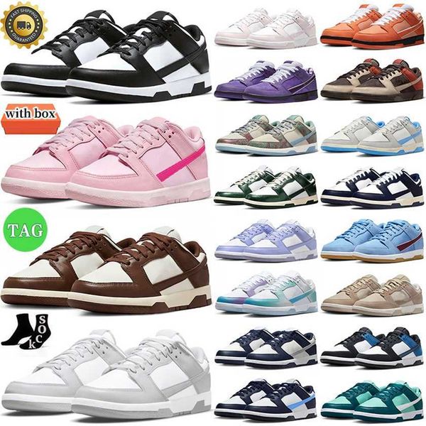

with box low casual shoes men women panda triple pink black white unlock your space sandrift active fuchsia grey fog unc gai lows mens train