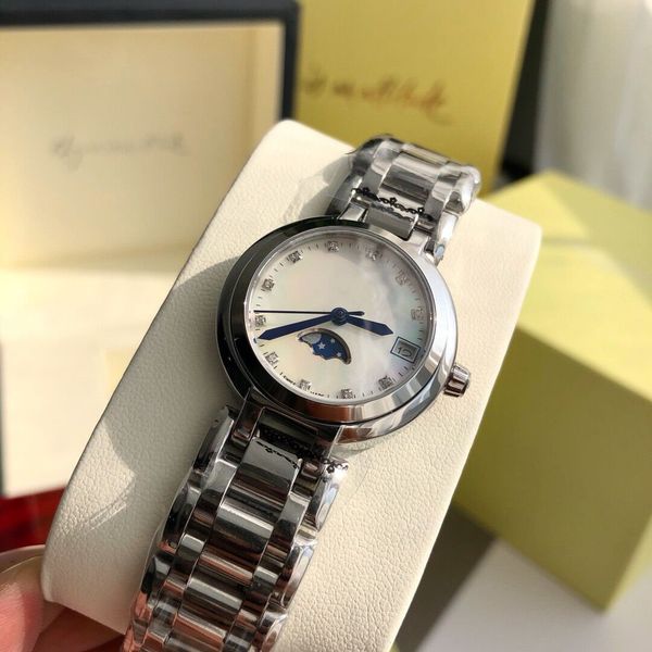 

womens watch watches designer watcher montre watches luxury diamond moon watch waterproof luxury watches designer watch women quartz movemen, Slivery;brown
