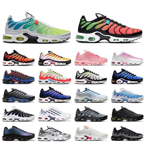 

2022 tn plus men women running shoes worldwide pack crimson green black white bat oreo outdoor sneakers mens trainer des chaussures