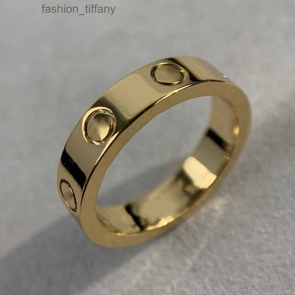 

love ring 3.6mm thin wedding ring couple gold plated 18k designer for woman for man quality official reproductions fashion luxury gift for e, Silver