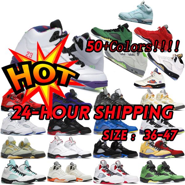 

jumpman 5 5s basketball shoes fire red oreo white sail dark blue bull red black metallic green bean bluebird safety orange sneakers outdoors