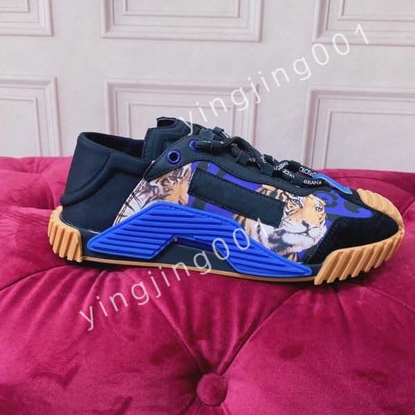 

2023 new designer sneaker casual shoes man platform shoes popular models multicolor matching retro sneakers fashion chaoliu shoes size 35-41, Black