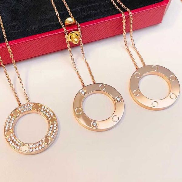 

pu2c valentine's day high edition card big cake full sky star necklace female protector collar chain popular advanced pendant, Silver