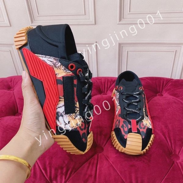 

designer sneaker casual shoes man platform shoes popular models multicolor matching retro sneakers fashion chaoliu shoes size 35-41 hc220703, Black