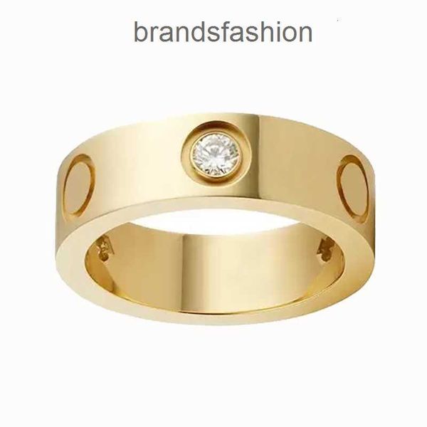 

designer rings woman band love ring titanium steel men women couple screw jewelry for lovers gift size 5-11 never fade 4mm 5mm 6mm, Silver