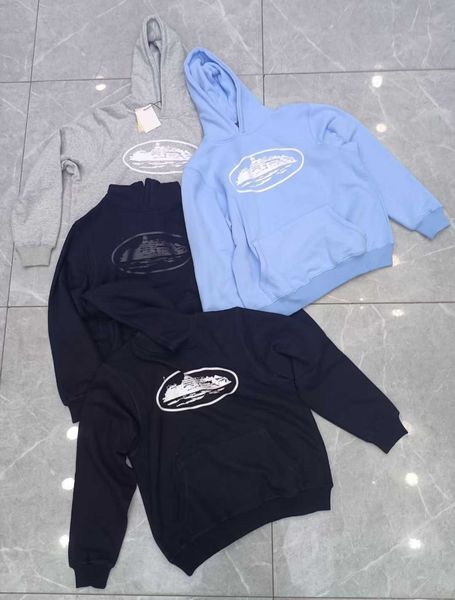

men's hoodies island print sweatshirt t230826, White;black