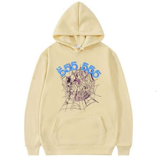 

creativity fashion hoodie sp5der 555555 angel number printed sweater 6 75hy, Black