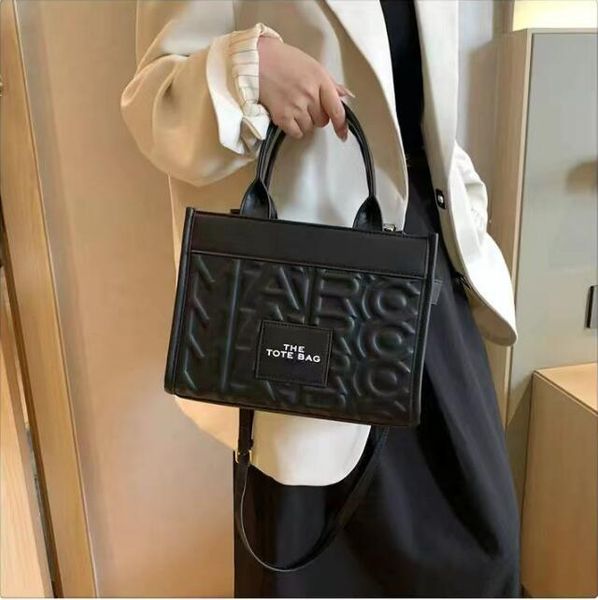

the tote bag mj logo designer bags canvas marc shoulder bag crossbody bag handle single totes designer bag women casual fashion shopping han