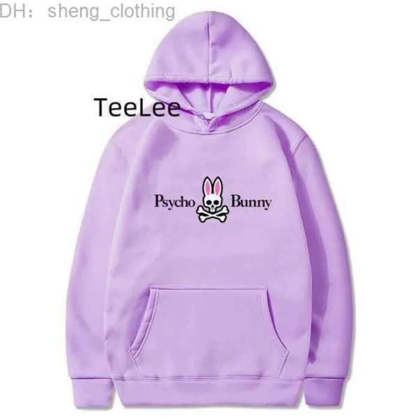 

men's hoodies sweatshirts women's psycho skeleton bunny letters print sport design drawstring hoodie hooded streetwear 2 26ex731, Black