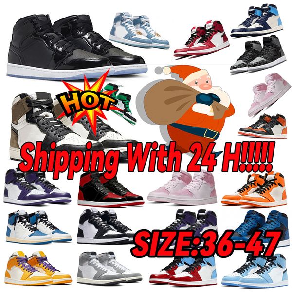 

2023 jumpmen 1 1s basketball shoes men women og sneakers white dark mocha university blue chicago grey sneaker trainers trainer outdoor